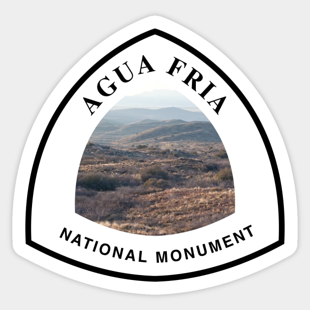 Agua Fria National Monument trail marker Sticker by nylebuss